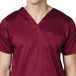 Men's Stretch Scrub Suit LYCO V - 2 Free Embroidery (SLIM FIT) - Uwears®