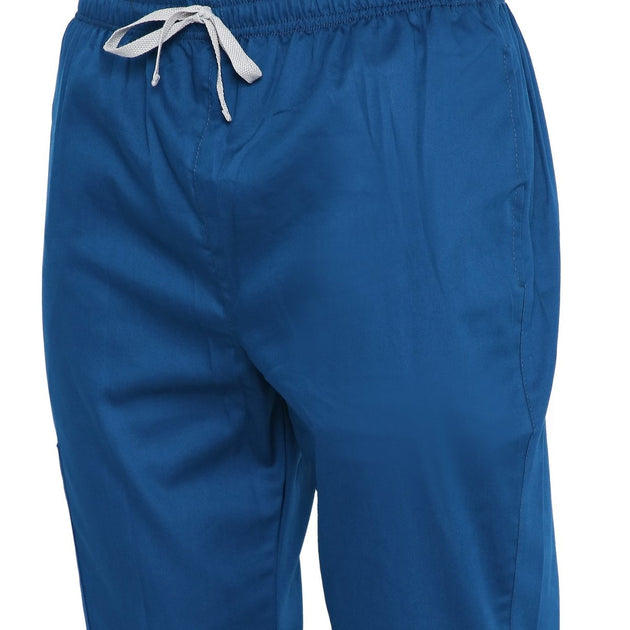 Men's Stretch Scrub Suit LYCO V - 2 Free Embroidery (SLIM FIT) - Uwears®