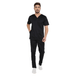 Men's Stretch Scrub Suit LYCO V - 2 Free Embroidery (SLIM FIT) - Uwears®