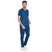 Men's Stretch Scrub Suit LYCO V - 2 Free Embroidery (SLIM FIT) - Uwears®