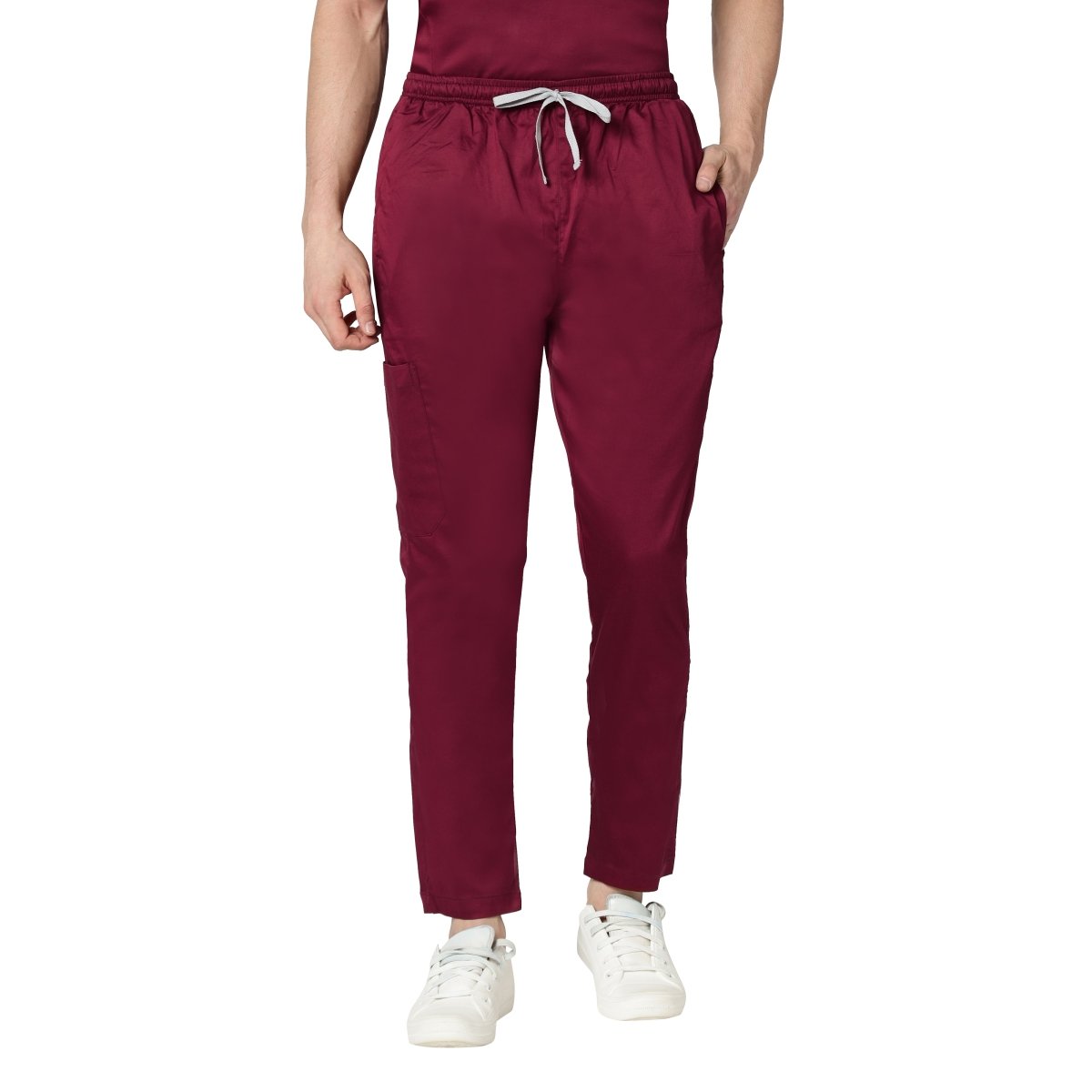 Men's Stretch Scrub Suit LYCO V - 2 Free Embroidery (SLIM FIT) - Uwears®