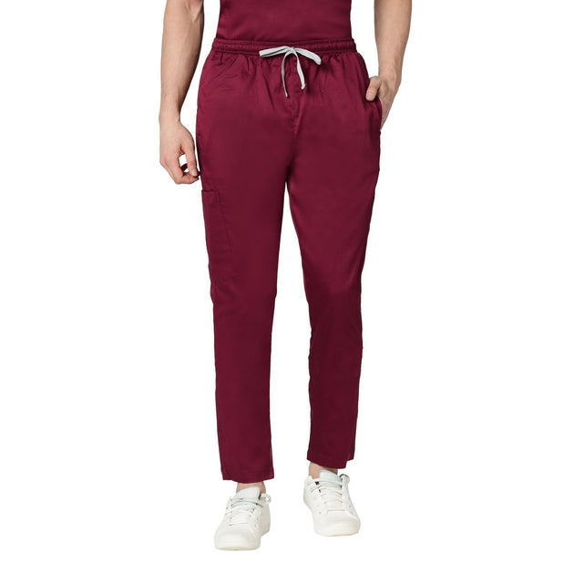 Men's Stretch Scrub Suit LYCO V - 2 Free Embroidery (SLIM FIT) - Uwears®