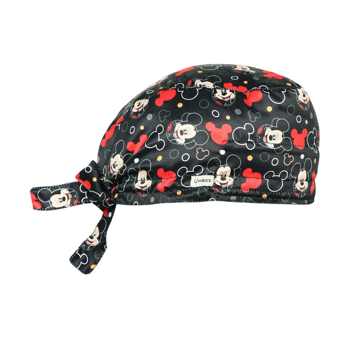 Micky Mouse Chef Cap Satin (Free Embroidery) - Uwears®