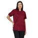 Modern Half Sleeve Chef Coat Snap Button (Maroon/Black) - Free Embroidery - Uwears®
