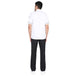 Modern Half Sleeve Chef Coat Snap Button (White/Black) - Free Embroidery - Uwears®