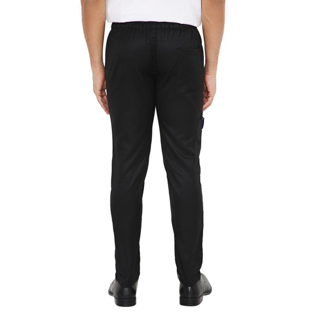 Multipurpose Unisex Pants /Trousers for Coats & Scrubs - Black - Uwears®