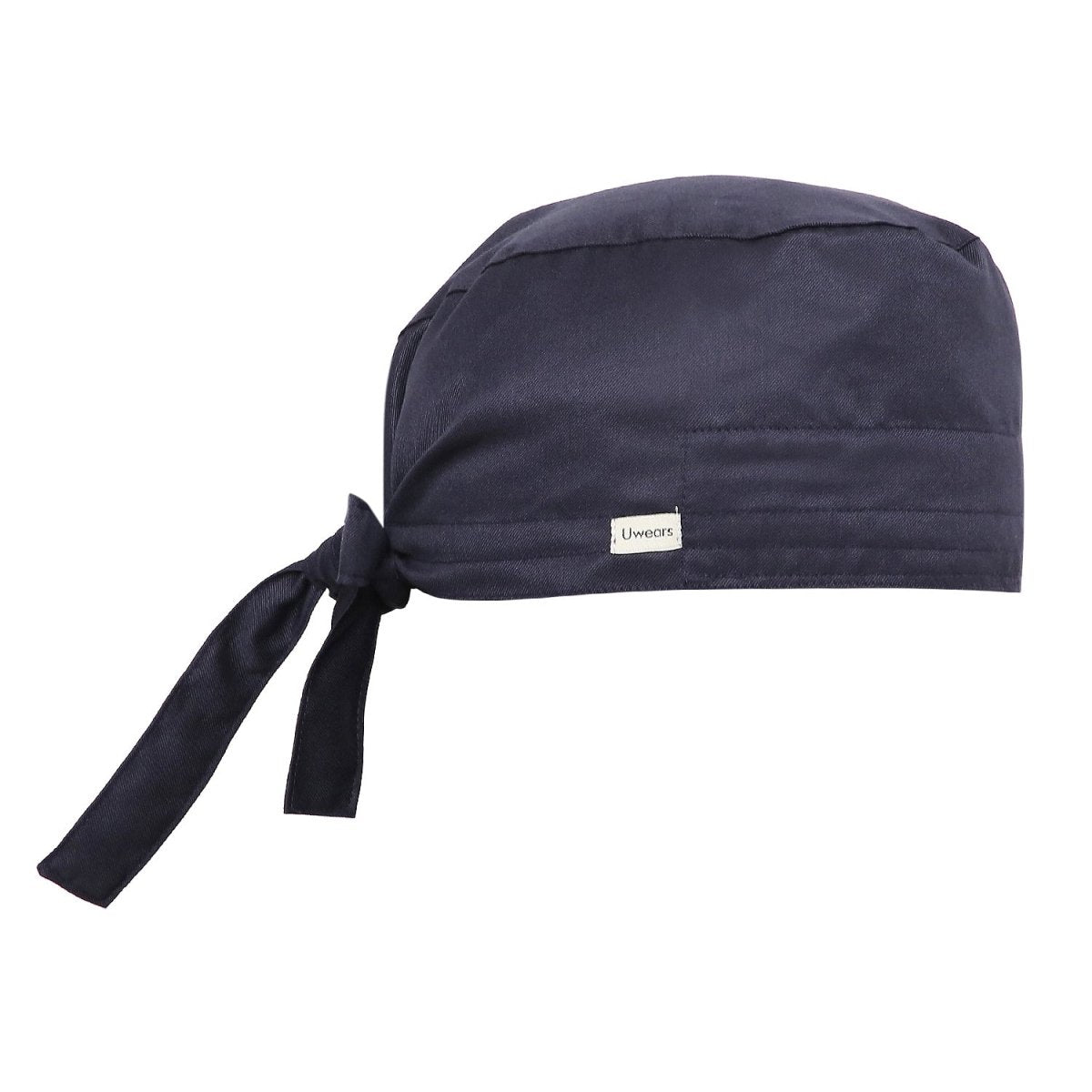 Navy Blue Chef Cap Cotton (Free Embroidery) - Uwears®