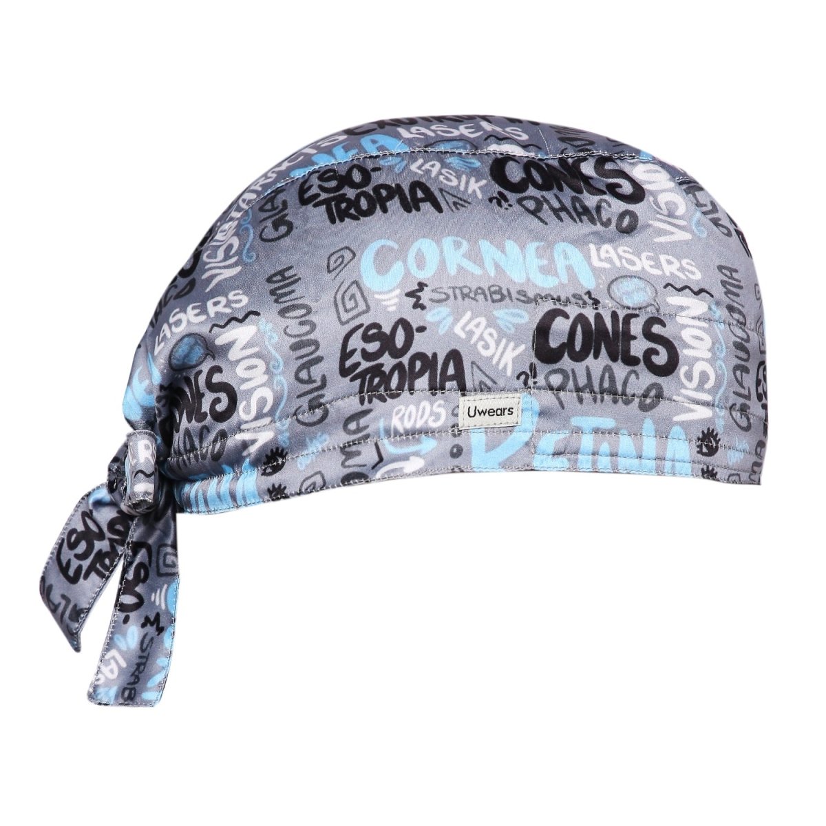 Ophthalmology Scrub Cap Satin (Free Embroidery) - Uwears®