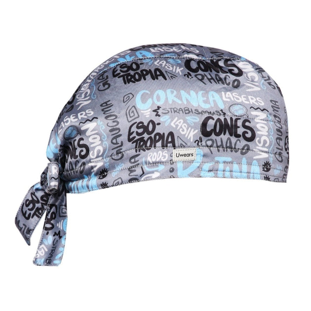 Ophthalmology Scrub Cap Satin (Free Embroidery) - Uwears®