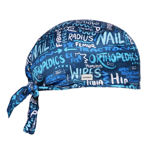 Orthopaedic Scrub Cap Satin (Free Embroidery) - Uwears®