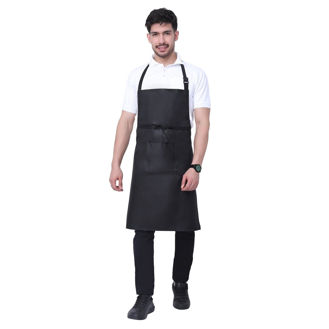 Pack of 2 Waterproof Kitchen Apron (Black) - Uwears®