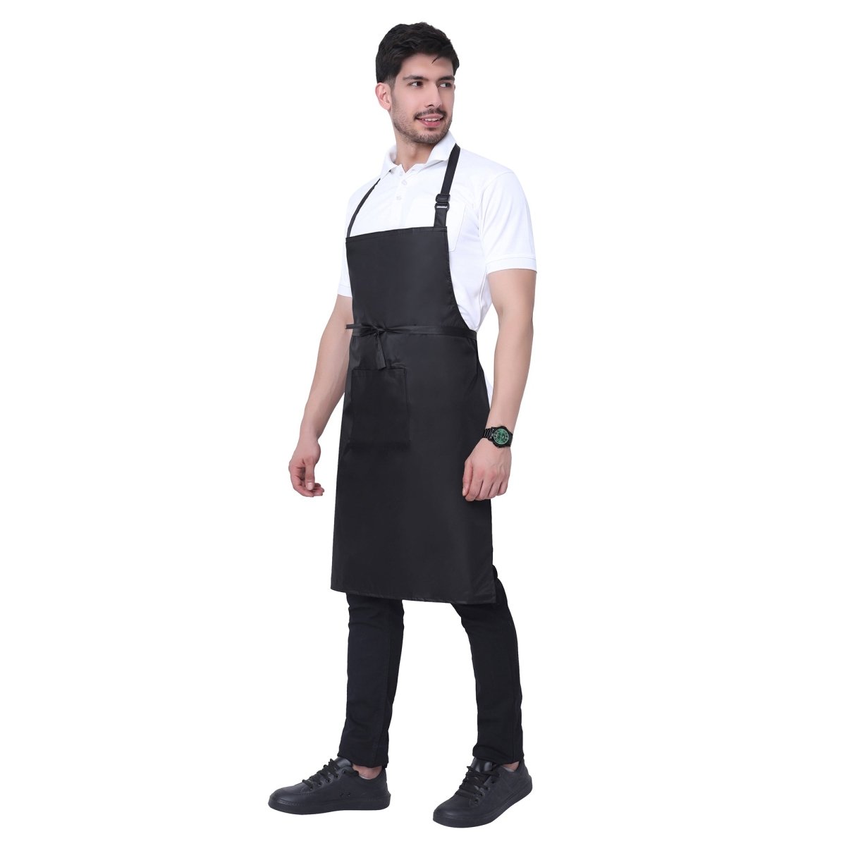 Pack of 2 Waterproof Kitchen Apron (Black) - Uwears®