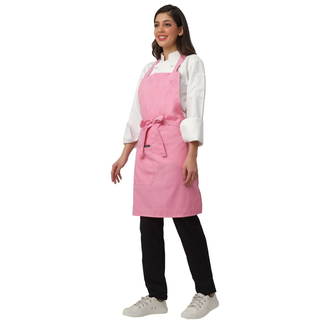 Pack of 4 Kitchen Apron (Baby Pink) - Free Logo - Uwears®