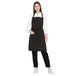 Pack of 4 Kitchen Apron (Dark Brown) - Free Logo - Uwears®