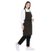 Pack of 4 Kitchen Apron (Dark Brown) - Free Logo - Uwears®