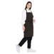 Pack of 4 Kitchen Apron (Dark Brown) - Free Logo - Uwears®