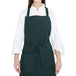 Pack of 4 Kitchen Apron (Dark Green) - Free Logo - Uwears®