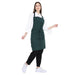 Pack of 4 Kitchen Apron (Dark Green) - Free Logo - Uwears®