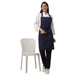 Navy blue bib apron flat lay — restaurant and hotel uniform India