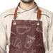 Custom embroidery on canvas barista apron — free logo embroidery service