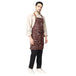 Canvas barista apron pocket detail — spacious front pocket