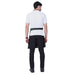 Premium Denim Apron with Leather Strap (Black Grey) - Free Embroidery - Uwears®