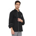 Premium Executive Full Sleeve Chef Coat (Black/White) - Free Embroidery - Uwears®