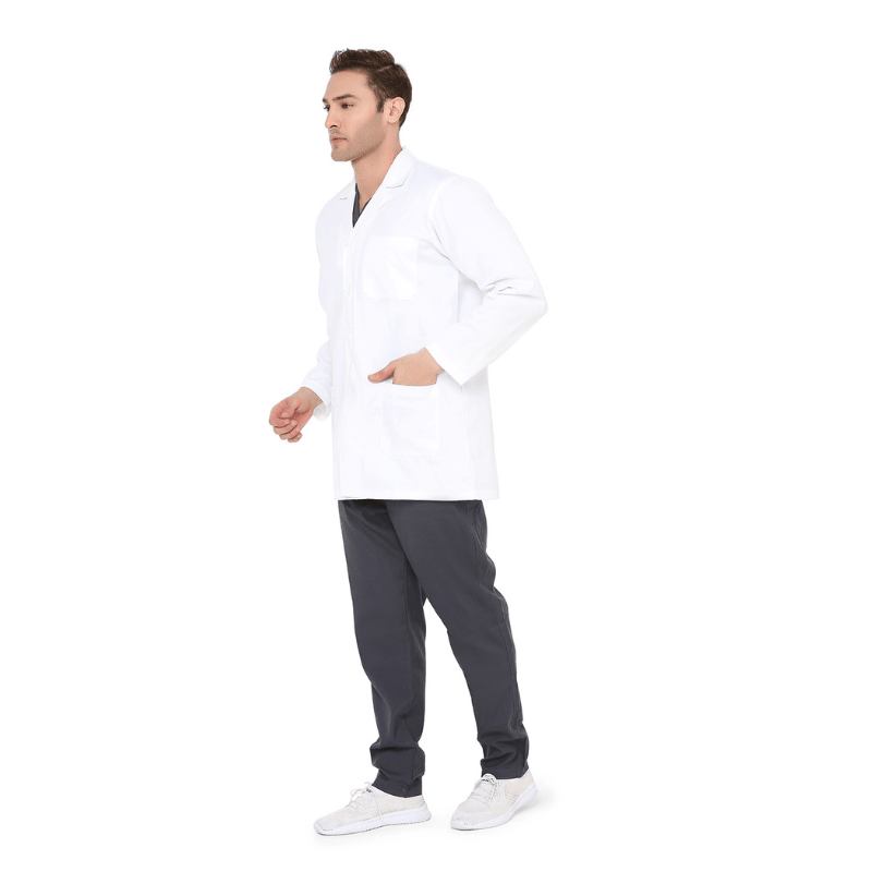 Premium Men's Doctor Apron Coat / Lab Coat Full Sleeves - Free Embroidery - Uwears®