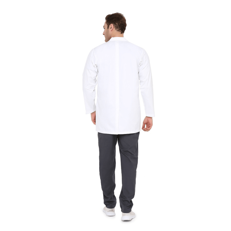 Premium Men's Doctor Apron Coat / Lab Coat Full Sleeves - Free Embroidery - Uwears®