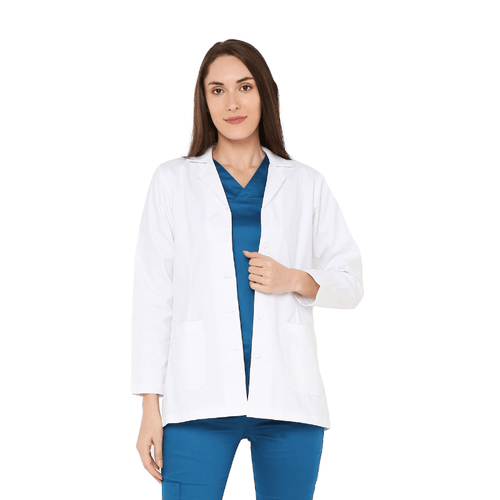 Premium Women's Doctor Apron Coat / Lab Coat Full Sleeves - Free Embroidery - Uwears®