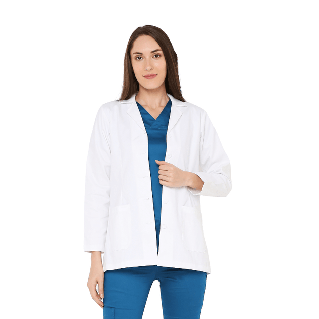 Premium Women's Doctor Apron Coat / Lab Coat Full Sleeves - Free Embroidery - Uwears®