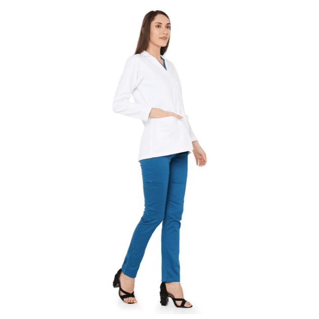 Premium Women's Doctor Apron Coat / Lab Coat Full Sleeves - Free Embroidery - Uwears®