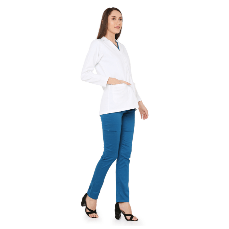 Premium Women's Doctor Apron Coat / Lab Coat Full Sleeves - Free Embroidery - Uwears®