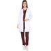 Premium Women's Long Doctor Apron Coat / Lab Coat Full Sleeves - Free Embroidery - Uwears®