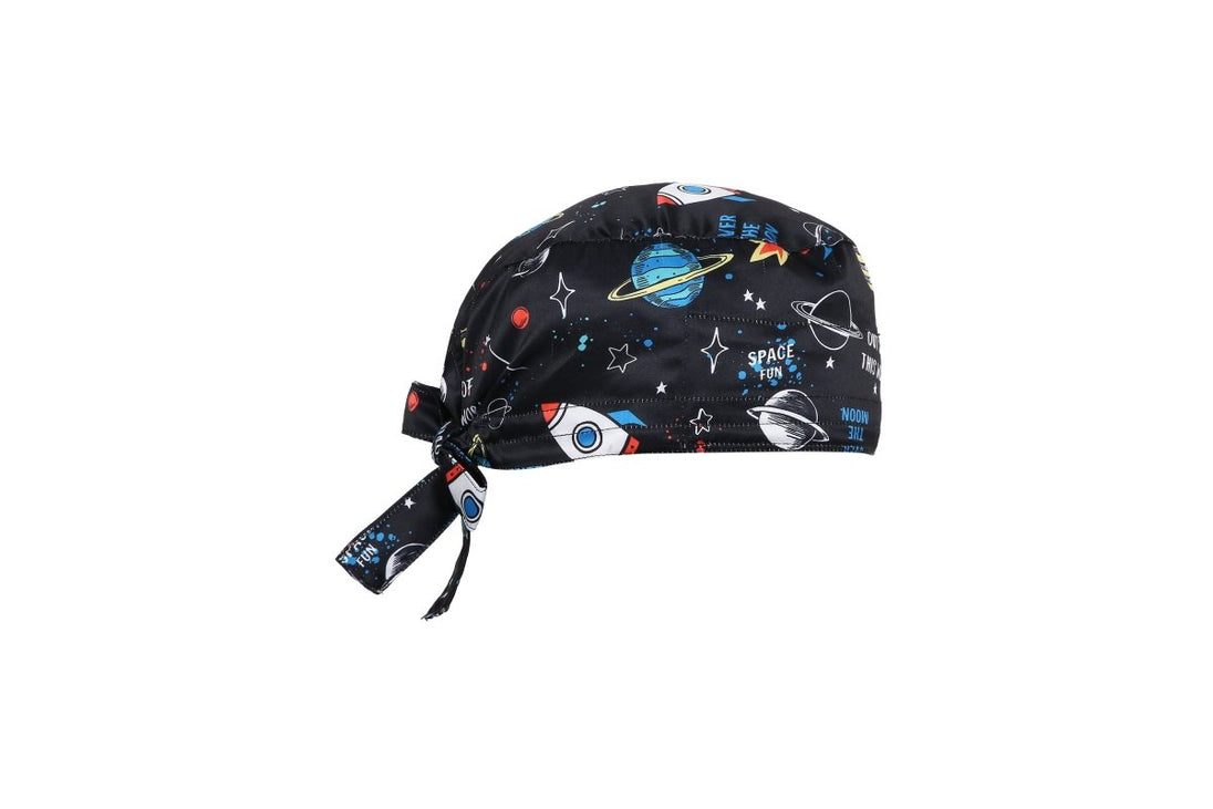 Rocket Space Chef Cap Satin (Free Embroidery) - Uwears®