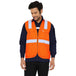 Safety Jacket High Quality with Reflective Tape - Fluorescent Orange - Uwears®