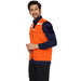 Safety Jacket High Quality with Reflective Tape - Orange - Uwears®