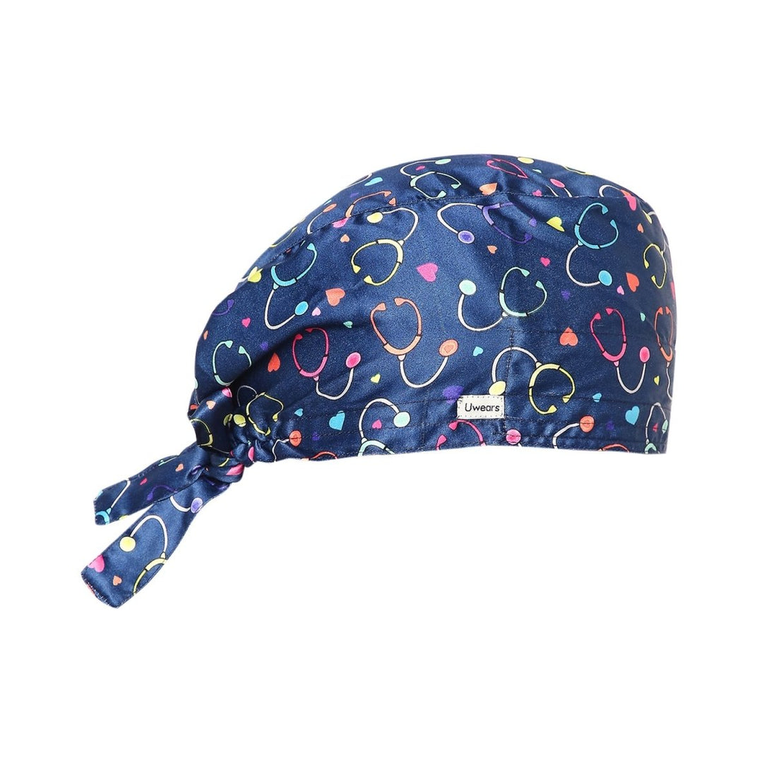 Stethoscope Scrub Cap Satin (Free Embroidery) - Uwears®