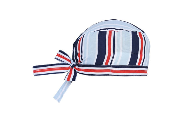 Stripe Chef Cap Cotton (Free Embroidery) - Uwears®