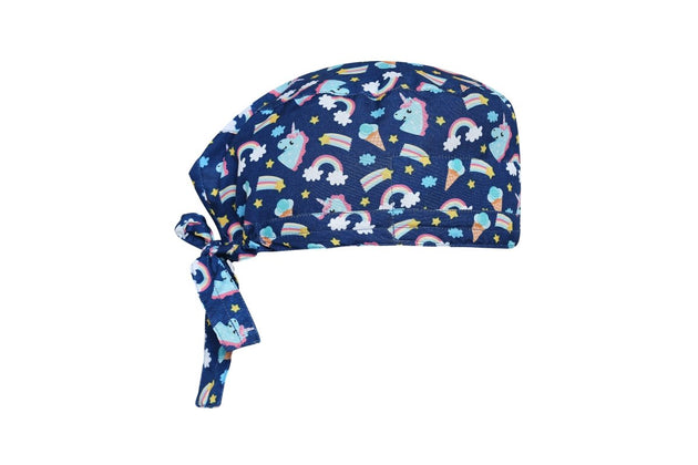 Unicorn Cotton Scrub Cap (Free Embroidery) - Uwears®