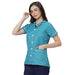 Unisex Assistant Apron / Coat Light Teal (Free Embroidery) - Uwears®