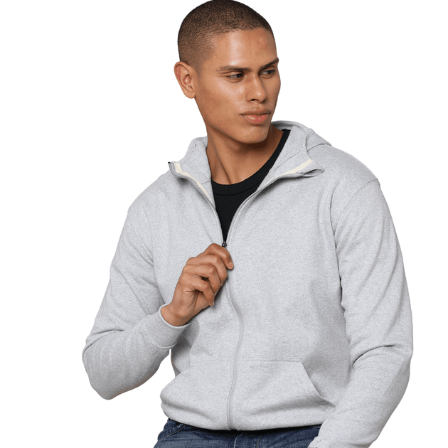 Unisex Classic Hoodie Jacket with Zipper - Free Embroidery - Uwears®