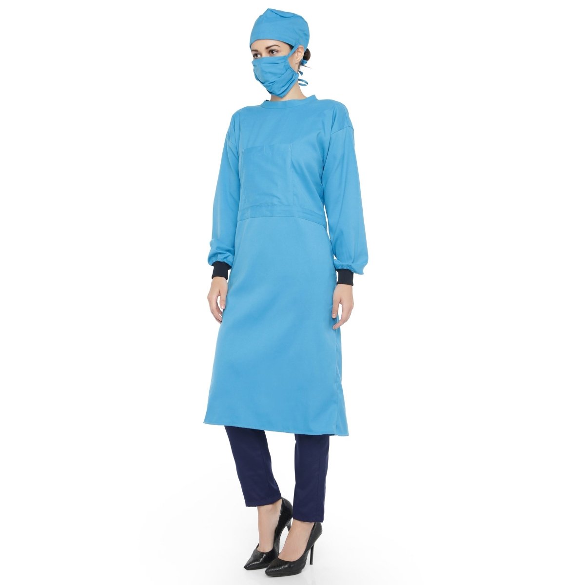 Unisex Surgical Gown / OT Gown for Doctors (Free Embroidery) - Uwears®