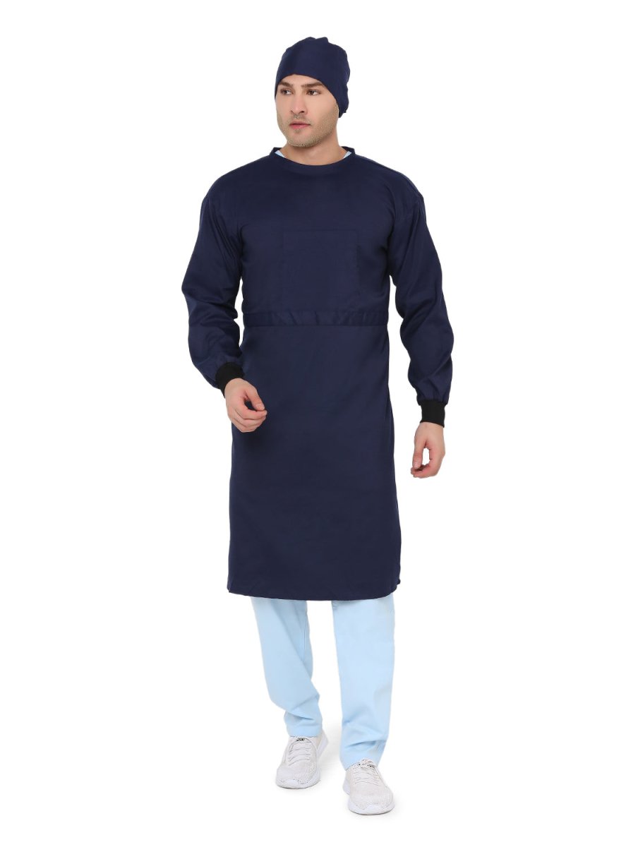 Unisex Surgical Gown / OT Gown for Doctors (Free Embroidery) - Uwears®