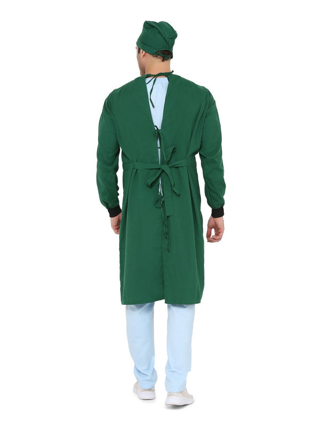 Unisex Surgical Gown / OT Gown for Doctors (Free Embroidery) - Uwears®