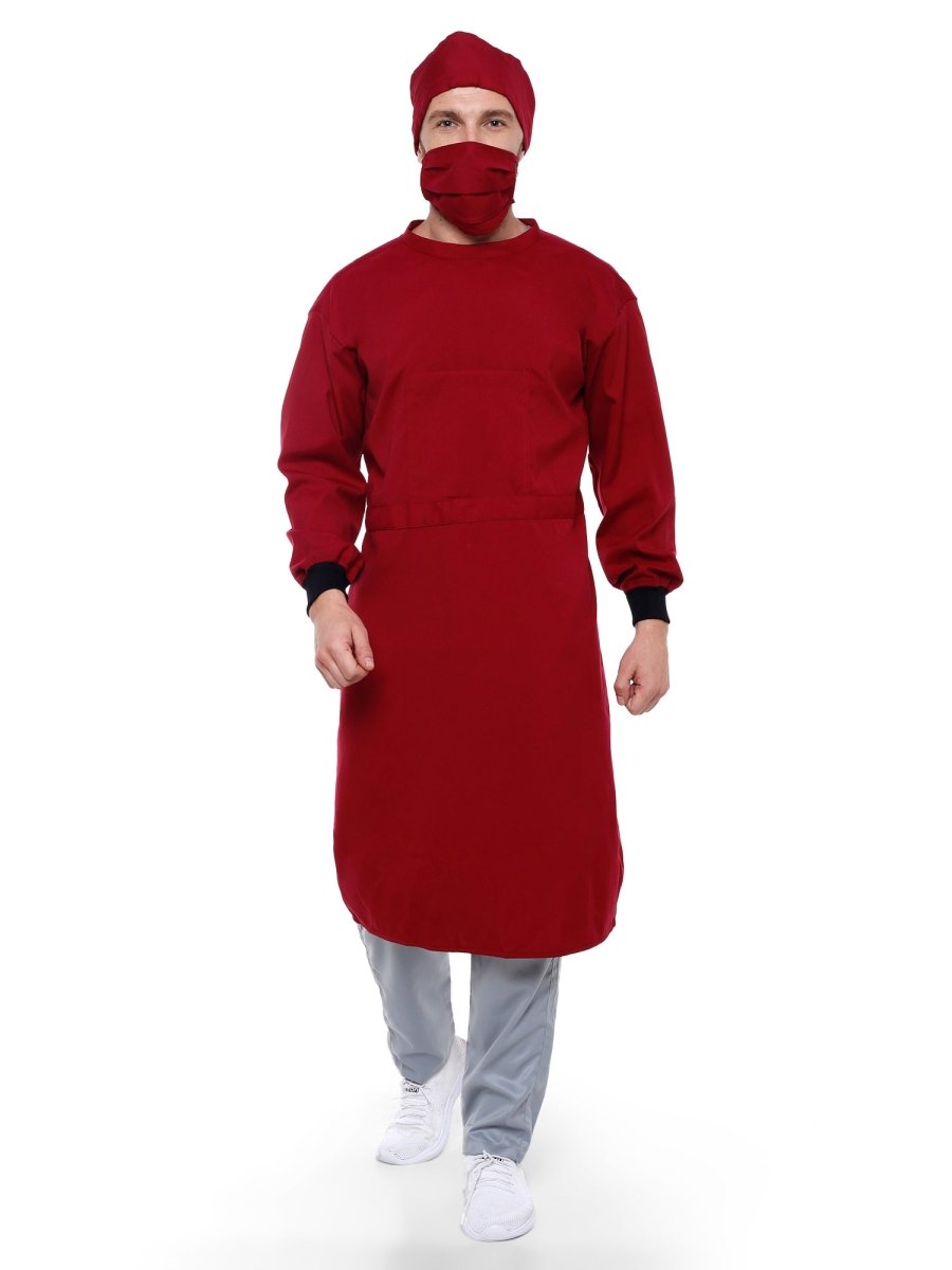 Unisex Surgical Gown / OT Gown for Doctors (Free Embroidery) - Uwears®