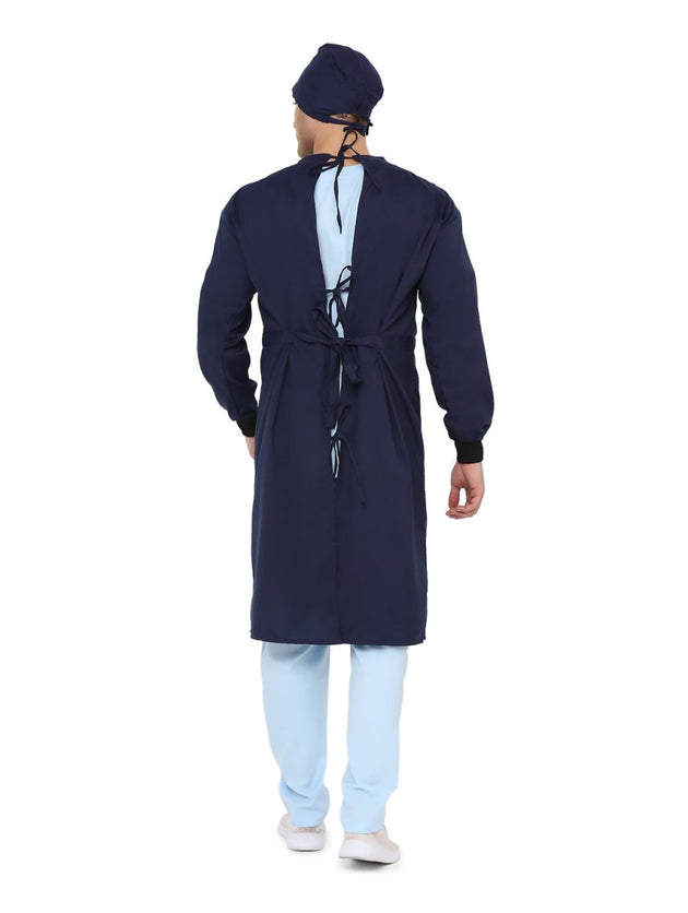 Unisex Surgical Gown / OT Gown for Doctors (Free Embroidery) - Uwears®