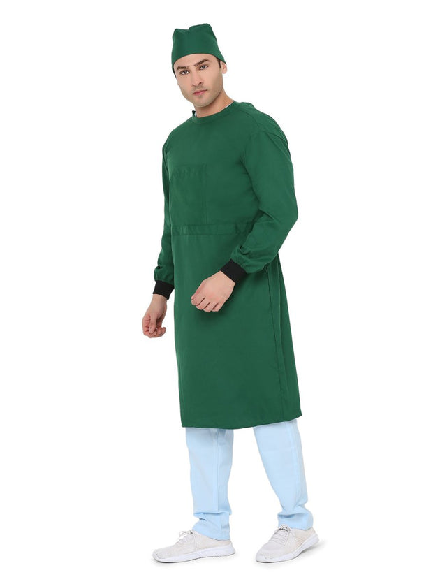 Unisex Surgical Gown / OT Gown for Doctors (Free Embroidery) - Uwears®