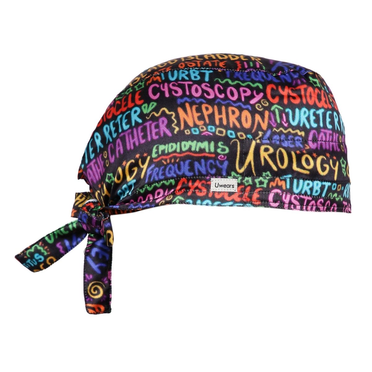 Urology Scrub Cap Satin (Free Embroidery) - Uwears®