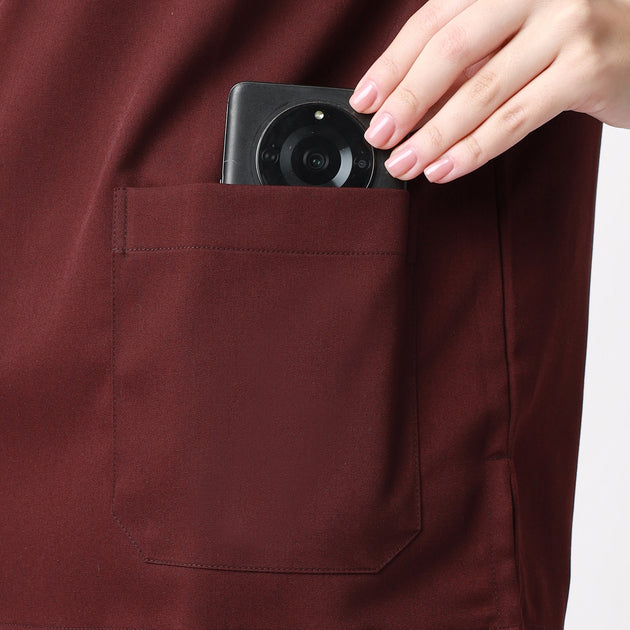 Women Wine 2 way Stretch Water/Liquid Repellent Scrub Suit